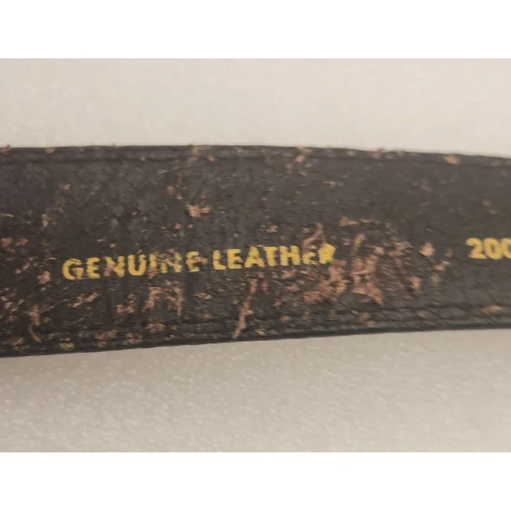 Vtg BROWNING The Best There Is Men's 44 Leather Belt